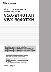 Pioneer VSX-9140TXH Mode D'emploi