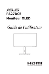 Asus PA27DCE Guide De L'utilisateur
