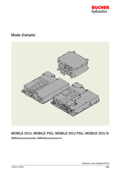 BUCHER hydraulics MOBILE DCU Mode D'emploi