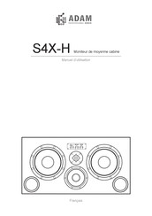 ADAM Audio S4X-H Manuel D'utilisation