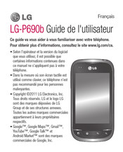 LG P690b Guide De L'utilisateur