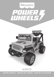 Fisher-Price Power Wheels HTM77 Guide De L'utilisateur