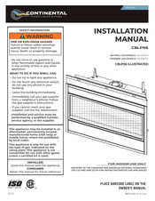 Continental Fireplaces CBLP56 Serie Manuel D'installation