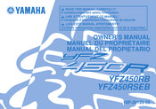 Yamaha YFZ450RSEB Manuel Du Propriétaire