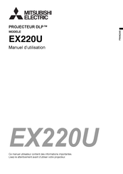 Mitsubishi Electric EX220U Manuel D'utilisation