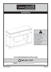 Twin-Star International ClassicFlame 26MM5516 Mode D'emploi