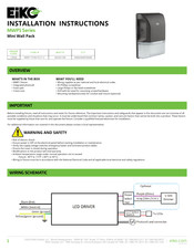 Eiko MWP1 Serie Instructions D'installation