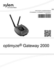 Xylem optimyze Gateway 2000 Instructions D'utilisation Et D'entretien