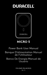 Duracell MICRO 5 Manuel De L'utilisateur