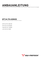 SW-Motech GPT.04.792.16001/B Instructions De Montage