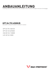 SW-Motech GPT.00.152.54900/B Instructions De Montage