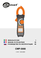 Sonel CMP-3000 Manuel D'utilisateur