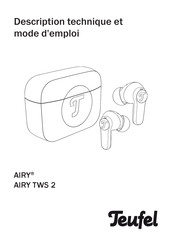 Teufel AIRY TWS 2 Description Technique Et Mode D'emploi