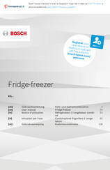 Bosch KIL18NSF0 Notice D'utilisation