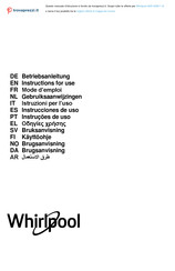 Whirlpool AKR 6390/1 IX Mode D'emploi