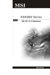 MSI K9AGM2 Serie Mode D'emploi