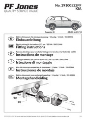 PF Jones 29100522PF Instructions De Montage