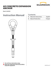 Guardian 1400052 Manuel D'instructions