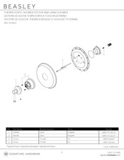 Signature Hardware BEASLEY 953963 Instructions De Montage