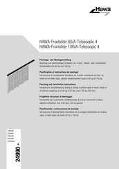 hawa Frontslide 100/A-Telescopic 4 Instructions De Montage