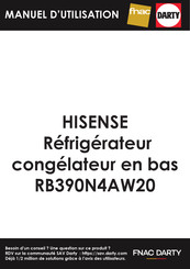 Hisense RB390N4AW20 Manuel D'utilisation