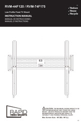 Rapid video mounts RVM-44F120 Manuel D'instructions