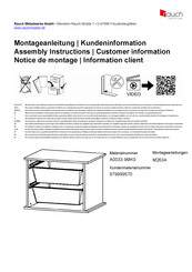 Rauch M2634 A0033.9MK0 Notice De Montage