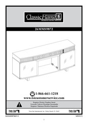 Twin-Star International ClassicFlame 26MMS9872 Mode D'emploi