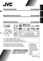 JVC KD-ADV8490 Manuel D'instructions