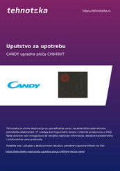 Candy CH64BVT Notice D'emploi Et D'installation