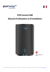 purway Crystal Group PUR Connect 600 Manuel D'utilisation Et D'installation