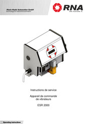 Rna ESR 2000 Instructions De Service