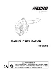 Echo PB-2255 Manuel D'utilisation