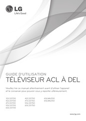 LG 42LS5700 Guide D'utilisation