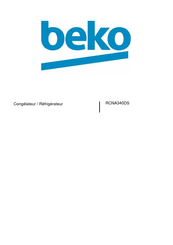 Beko RCNA340DS Mode D'emploi