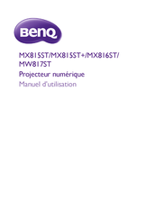 BenQ MX815ST+ Manuel D'utilisation