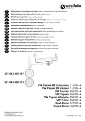Westfalia Automotive 321 863 300 107 Notice De Montage Et D'utilisation