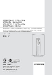 Stiebel Eltron DHC-E 11 L Utilisation Et Installation