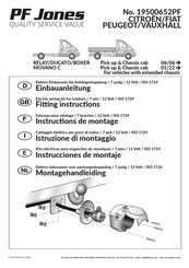 PF Jones 19500652PF Instructions De Montage