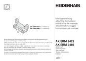 HEIDENHAIN AK ERM 2489 Instructions De Montage