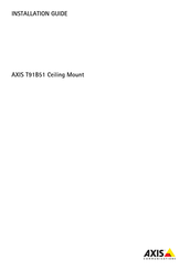 Axis Communications T91B51 Guide D'installation