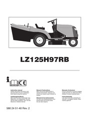 McCulloch LZ125H97RB Manuel D'instructions