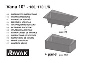 RAVAK Vana 10-170 L Instructions De Montage