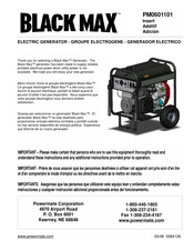 Powermate Black Max Additif À La Notice Générale