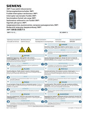 Siemens 3NP1 Serie Notice D'utilisation