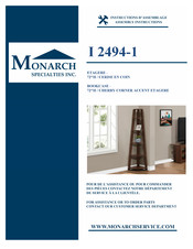 Monarch Specialties I 2494-1 Instructions D'assemblage