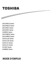 Toshiba 24WM3C Serie Mode D'emploi
