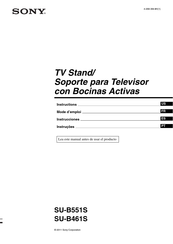 Sony SU-B461S Mode D'emploi