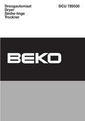 Beko DCU 720030 Mode D'emploi