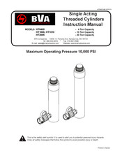 BVA Hydraulics HT0405 Manuel D'instructions